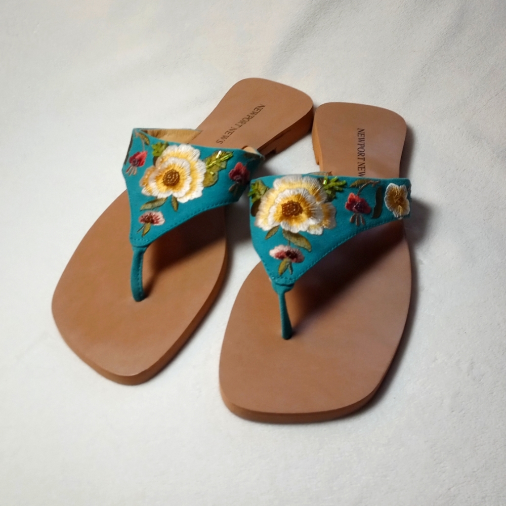 Flowered Summer Sandals